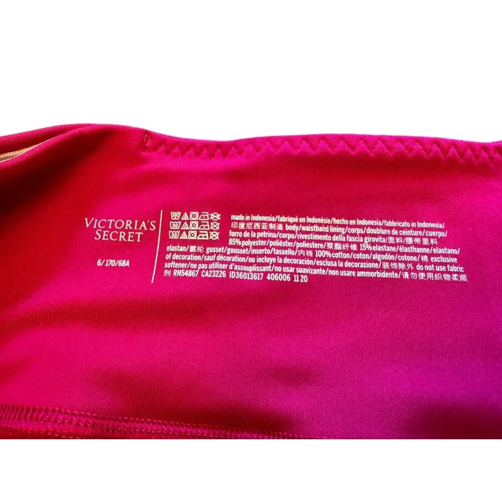 Victorias Secret Womens Pink Athletic Leggings L - Picture 5 of 8